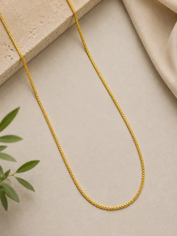 Popcorn Weave Gold Chain - BBS GOLD wholesale collection