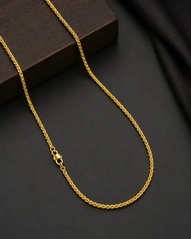 Rope Twist Gold Chain - BBS GOLD wholesale collection